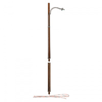HO WOODEN POLE STREET LIGHTS