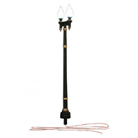 HO DOUBLE LAMP POST STREET LIGHTS