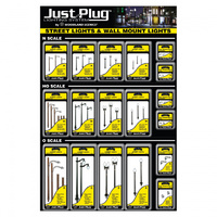 JUST PLUG STREET & WALL LIGHT ASST