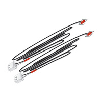 RED LED STICK-ON LIGHTS