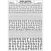 NUMBERS ROMAN RR BLACK DT