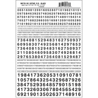 NUMBERS GOTHIC RR BLACK DT