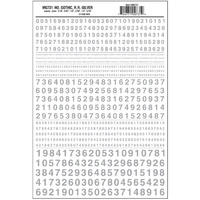 NUMBERS GOTHIC RR SILVER DT