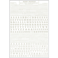 STENCIL & BLOCK ROMAN WHITE DT