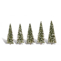 2In - 3 1/2In SNOW DUSTED 5/PK