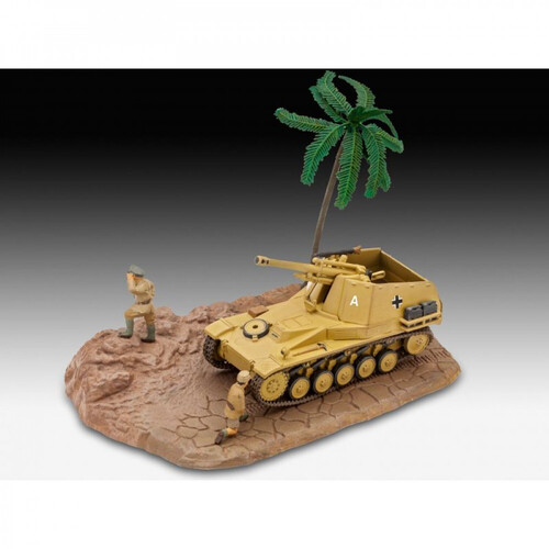 REVELL 1/76 FIRST DIORAMA SET – SD.KFZ 124 PLASTIC MODEL KIT [03334]