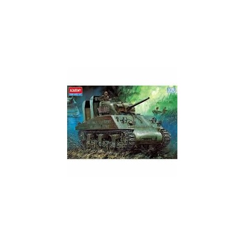 ACADEMY 1/35 USMC M4A2 (75) "PACIFIC THEATER" PLASTIC MODEL KIT 13562