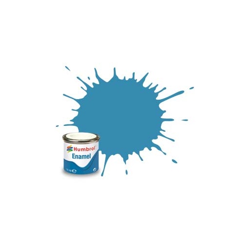 HUMBROL No 48 Mediterranean Blue - Gloss - Tinlet No 1 (14ml)