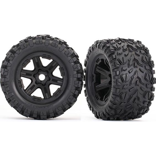 TRAXXAS TIRES & WHEELS, ASSEMBLED, GLUED