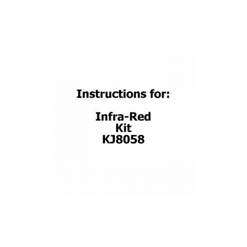 Instructions for INFRARED Kit KJ8058