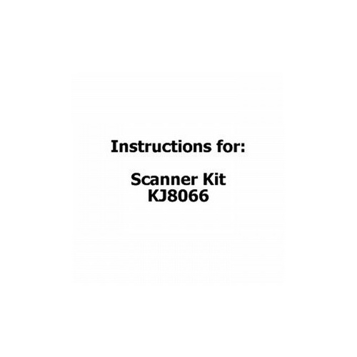 Instructions for SCANNER Kit KJ8066