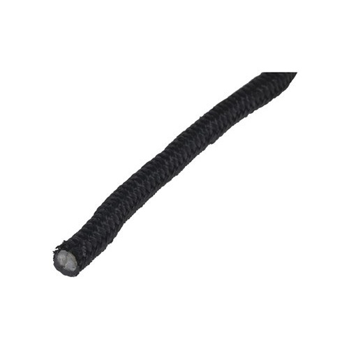 Black Nylon Moring/Dock Line 10mm x 7m