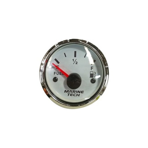 Fuel Tank Gauge 60mm White