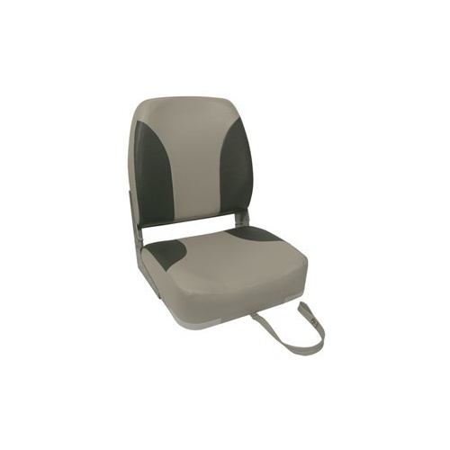 High Back Folding Seat - Blue/White or Grey/Charcoal