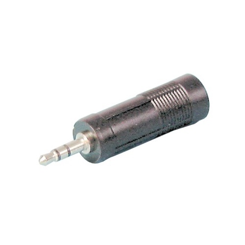 3.5mm Stereo Plug to 6.5mm Stereo Socket Adaptor