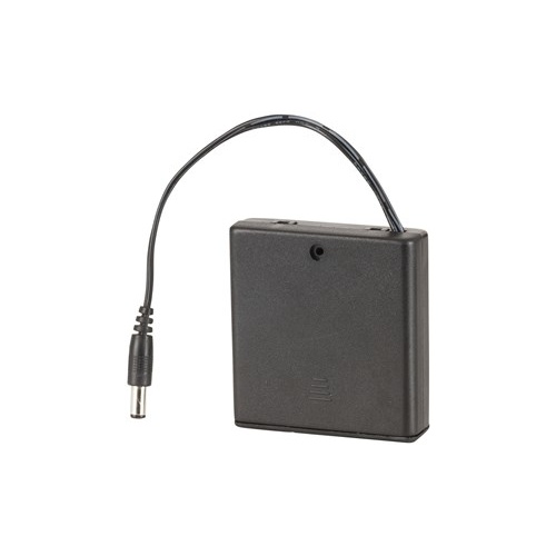 4 x AA Switched Battery Enclosure with 2.1mm DC Plug