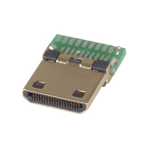 PCB Mount Mini HDMI Plug