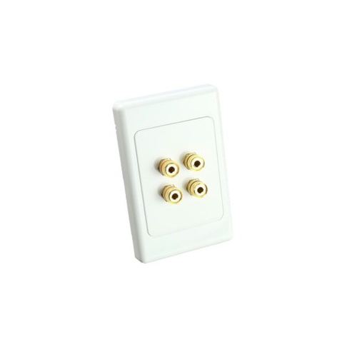 Gold SCREW TERMINALS ON LARGE WALLPLATE