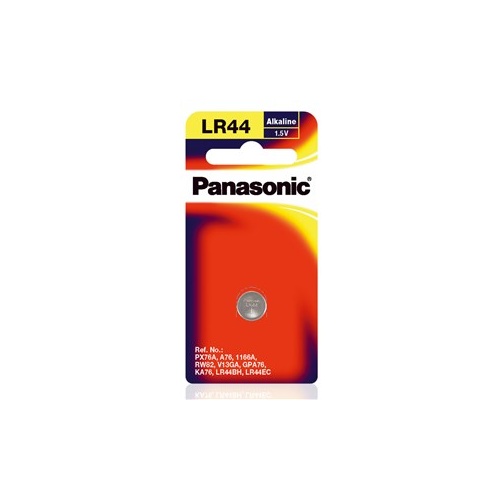 Panasonic Alkaline Coin Batteries - LR44 1 pack