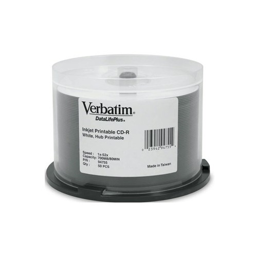 Verbatim (P-Cyanine) CD-R 80min/700MB 50 Pack Spindle 52x