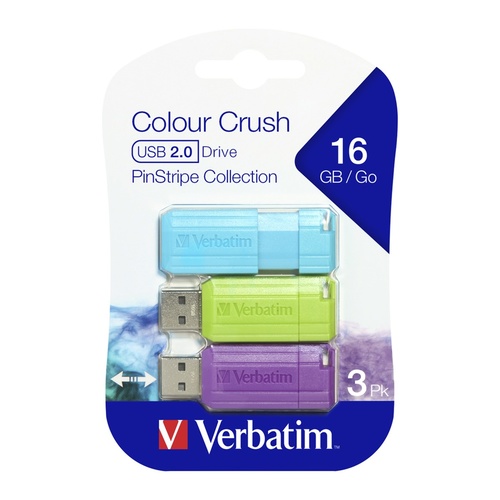 Store`n`Go 16GB USB 2.0 Flash Drive Triple Pack