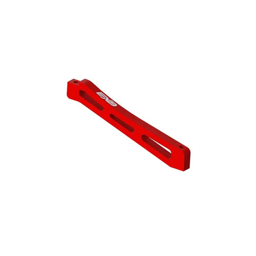 Arrma Front Center Chassis Brace Aluminium 98mm Red ARA320564