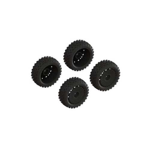 Arrma dBoots 2HO Preglued Tyre Set, Typhon Grom ARA550114