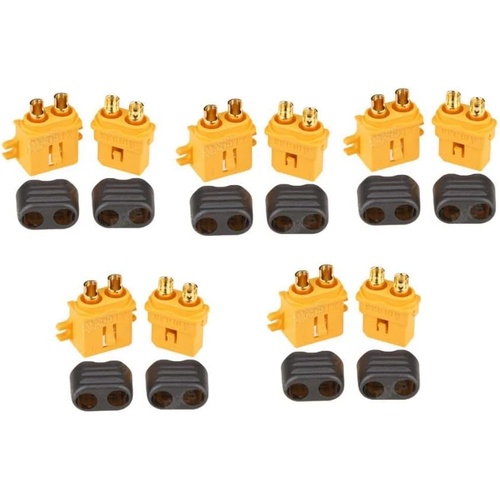 Amass XT60-L LiPo Locking Connector Set (10 Pairs) ARC-XT60-L