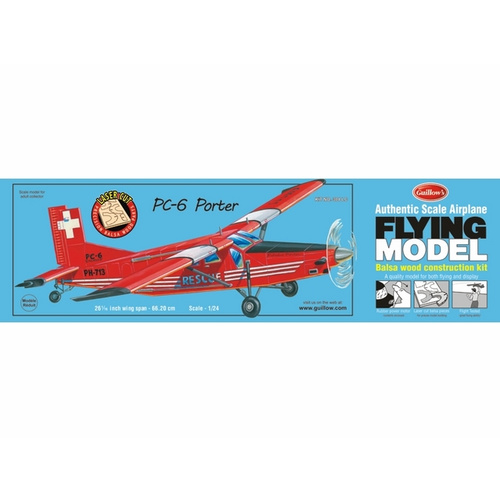 GUILLOW'S PC6 PORTER MODEL KIT