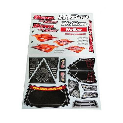 Decal for Clear Body 10SC EP