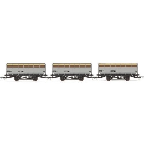 HORNBY BR COKE HOPPER WAGON TRIPLE PACK R60255