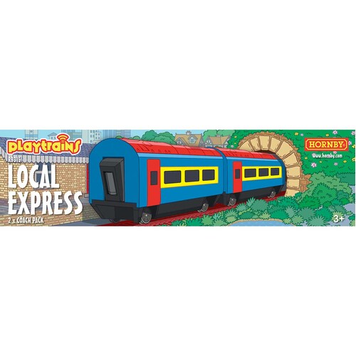 HORNBY PLAYTRAINS  LOCAL EXPRESS 2 X COACH PACK