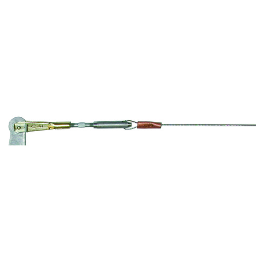 SULLIVAN S520 NYLON COATED .015 STEEL CABLE PULL-PULL KIT 15FT. (1SET)