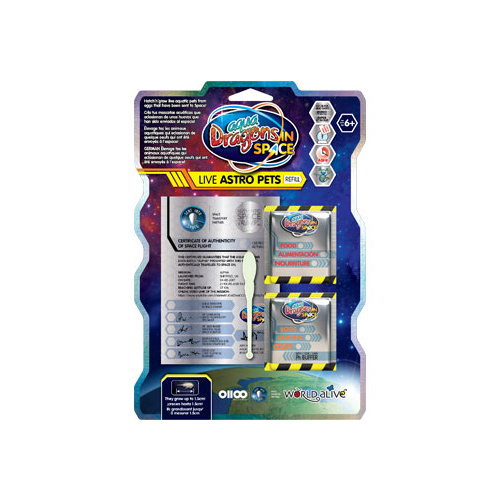 AQUA DRAGONS - LIVE ASTRO PETS REFILL WAL6003
